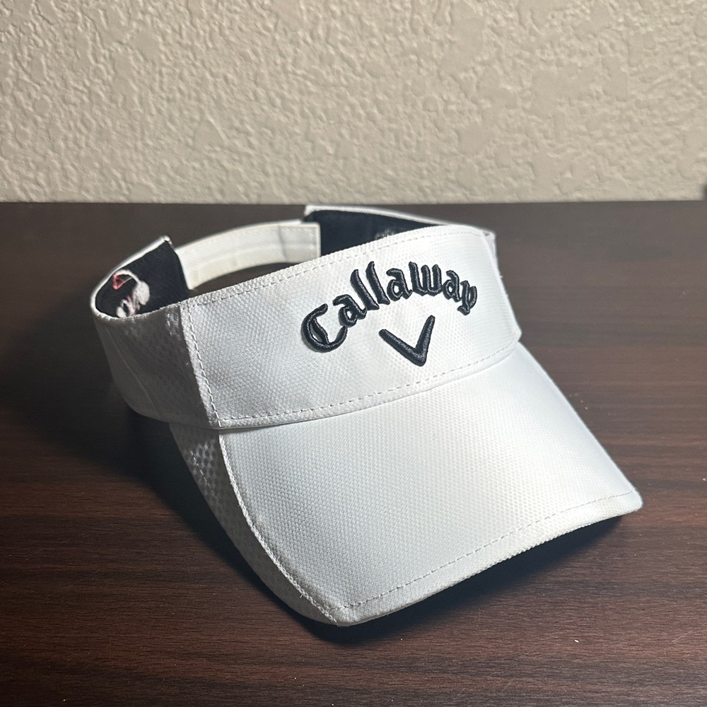 White Callaway Golf Visor